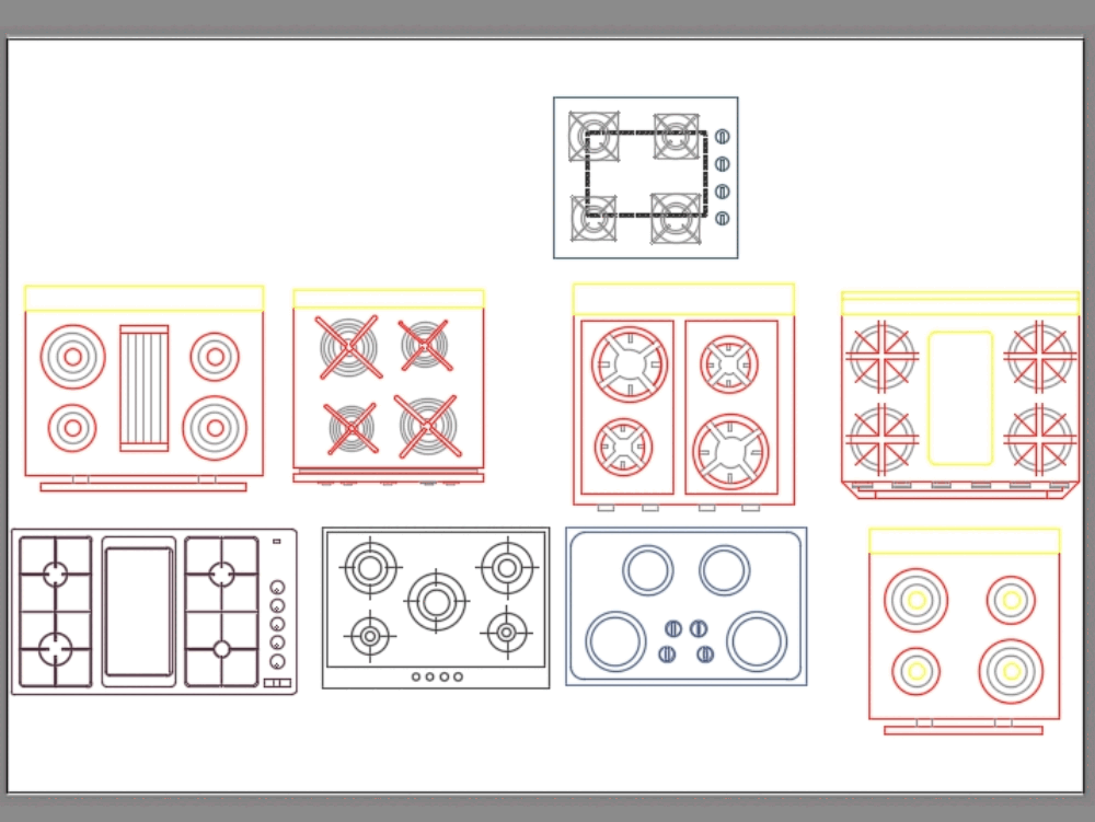 Bloque AutoCAD Estufa Dwg Planta Y Alzado DWGAutoCAD, 40% OFF