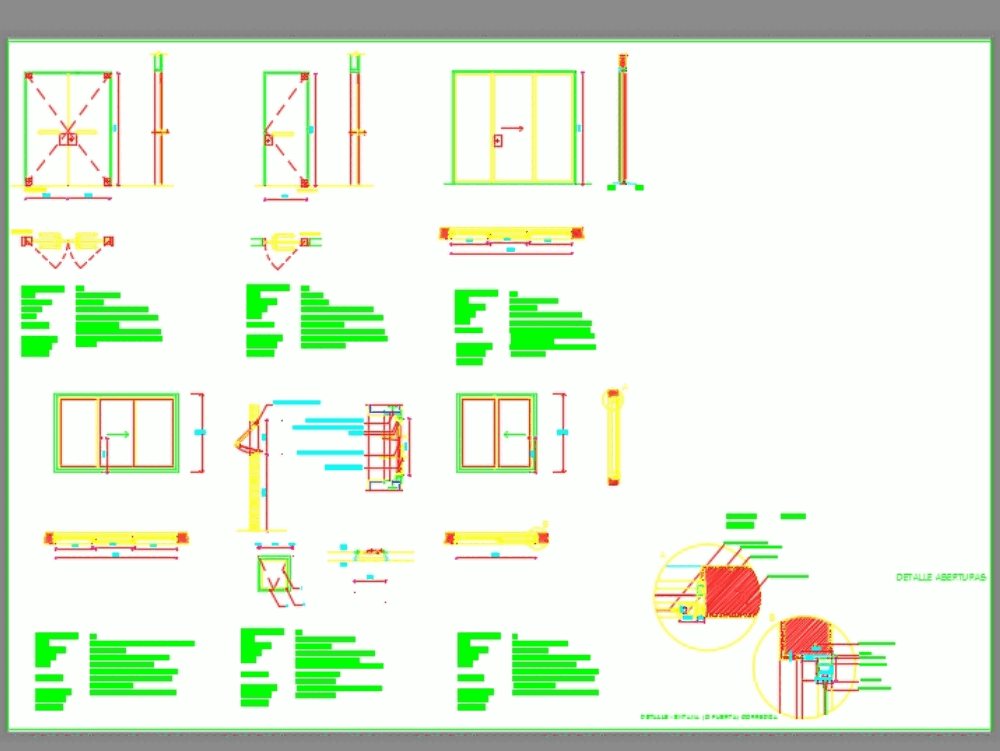 Bifold door in AutoCAD | CAD download (135.89 KB) | Bibliocad