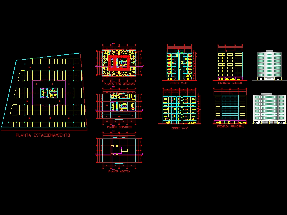 Immeuble De Bureaux Dans Autocad Téléchargement Cad 151 Mb Bibliocad 5087