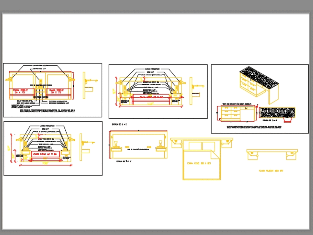Back Bed Details In AutoCAD CAD Download 94 76 KB Bibliocad