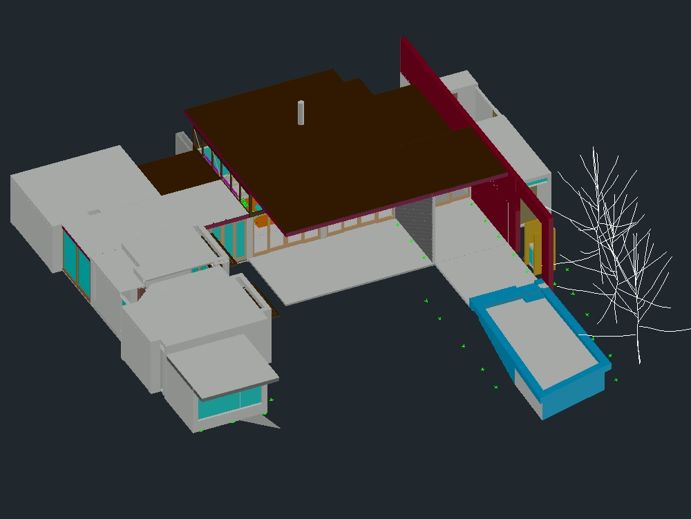 private house 3d