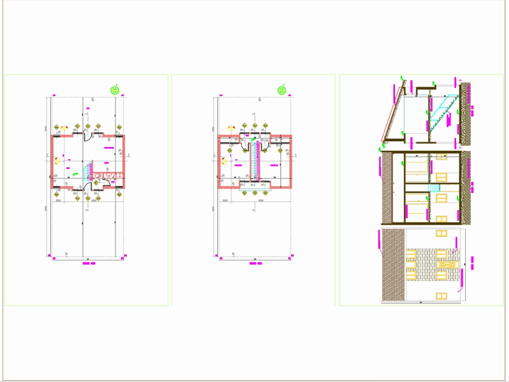 Plano de layout da casa