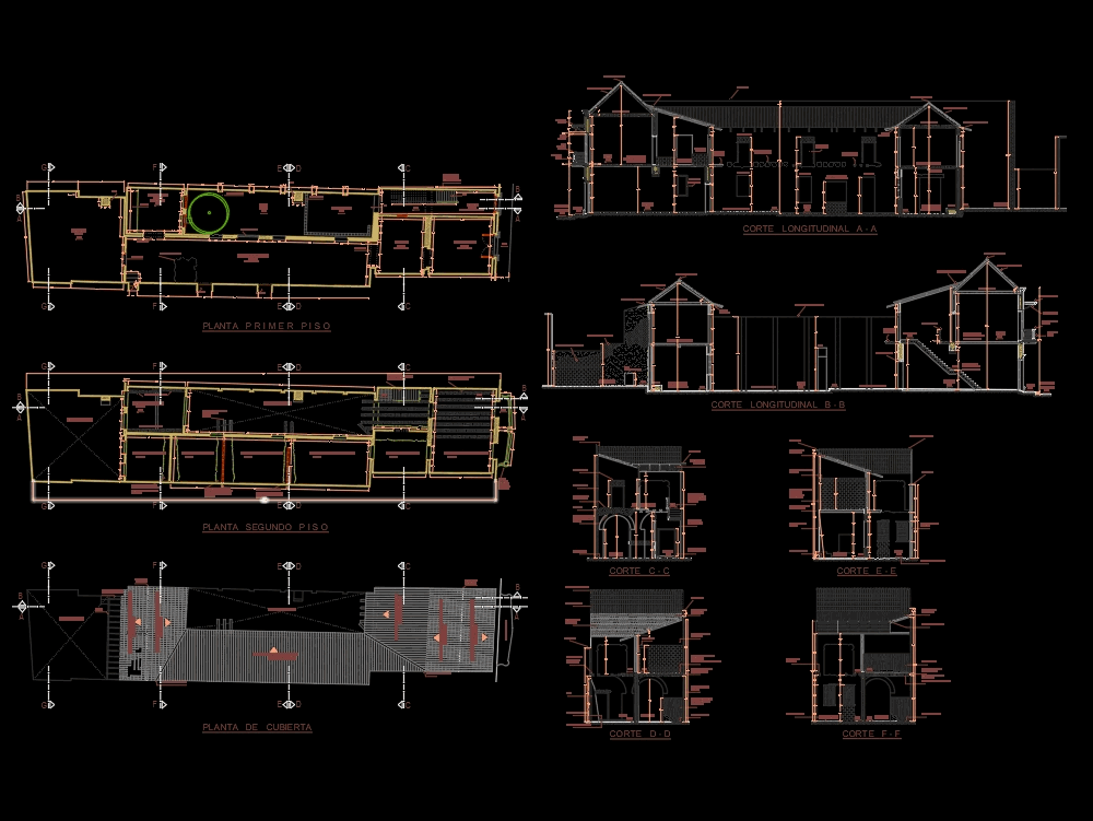 Casa colonial - cartagena en AutoCAD | Descargar CAD (471.61 KB
