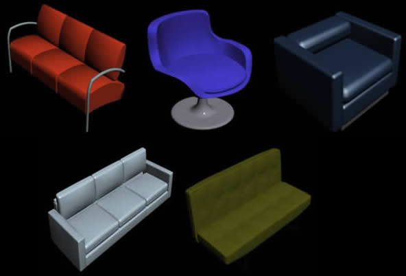 3D-Sofas