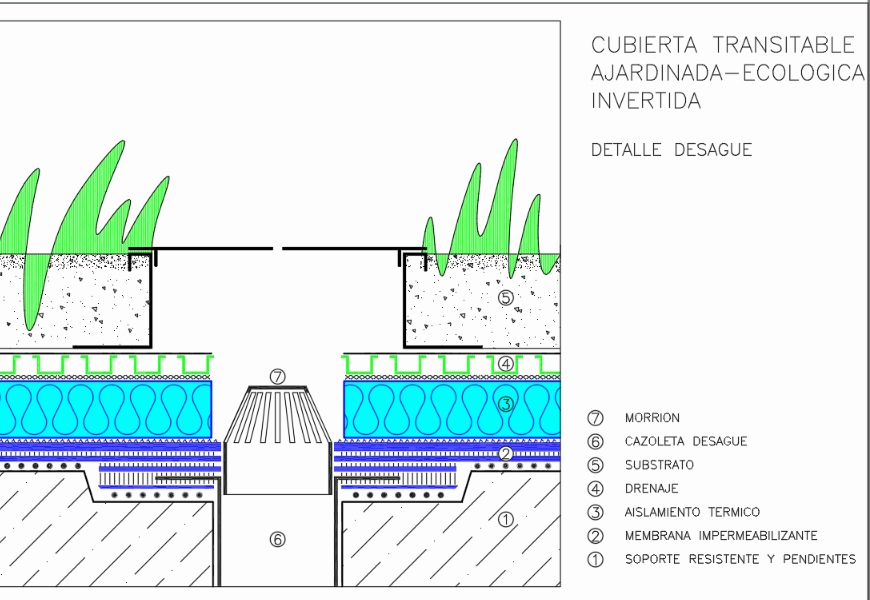 Roof Garden Details In AutoCAD Download CAD Free 297 72 KB Bibliocad