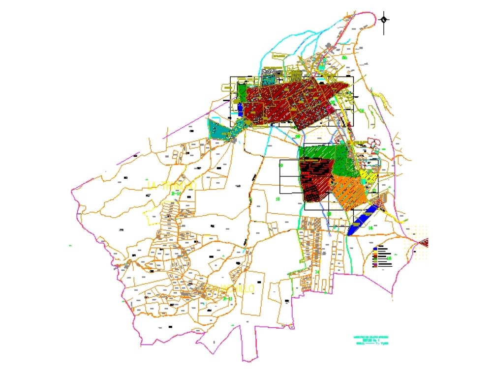 urban plan of sandino