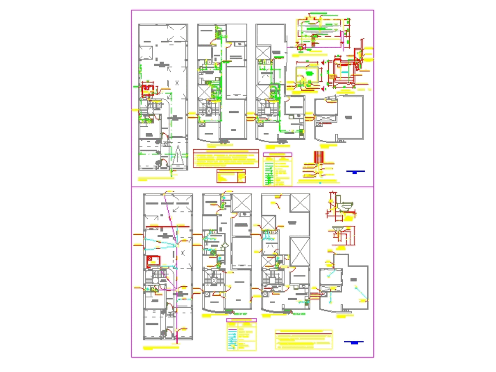 House - plumbing in AutoCAD | Download CAD free (232.68 KB) | Bibliocad