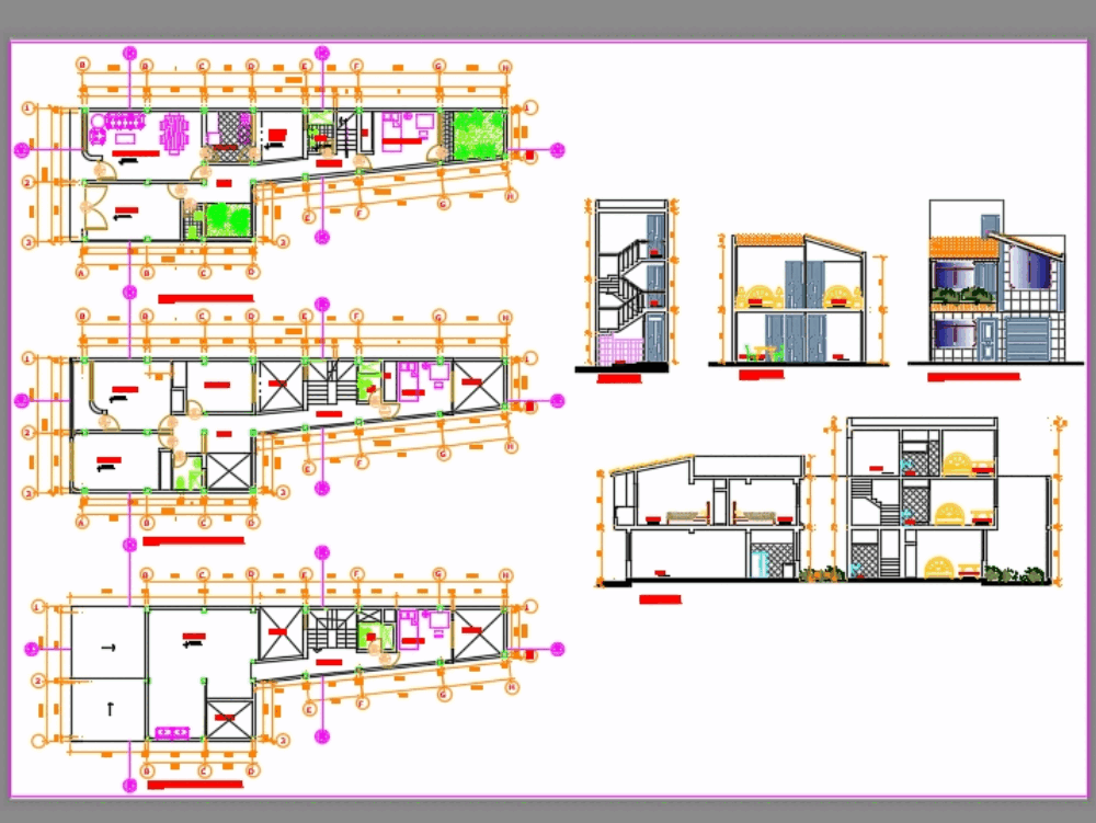 Vivienda unifamiliar en AutoCAD | Descargar CAD ( MB) | Bibliocad