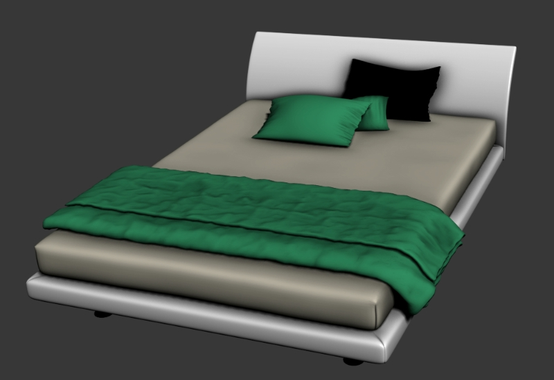 3d Double bed