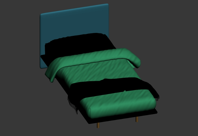 3d Single bed
