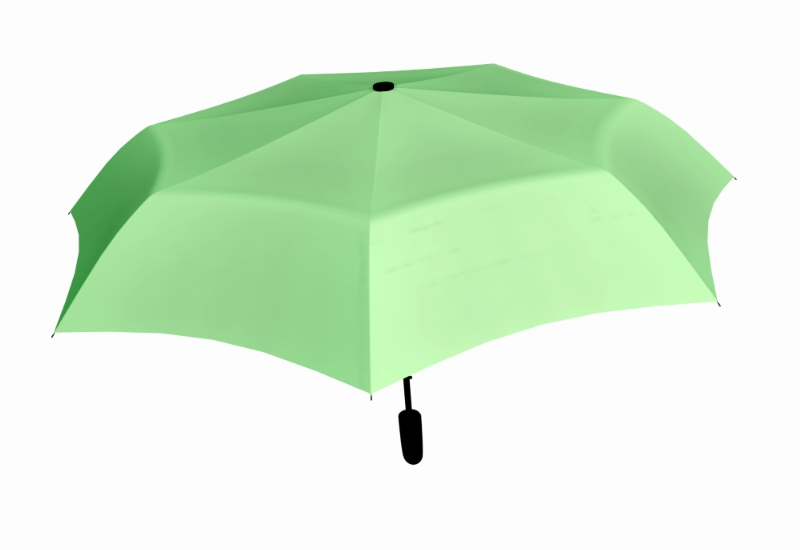 Guarda-chuva 3D - materiais aplicados