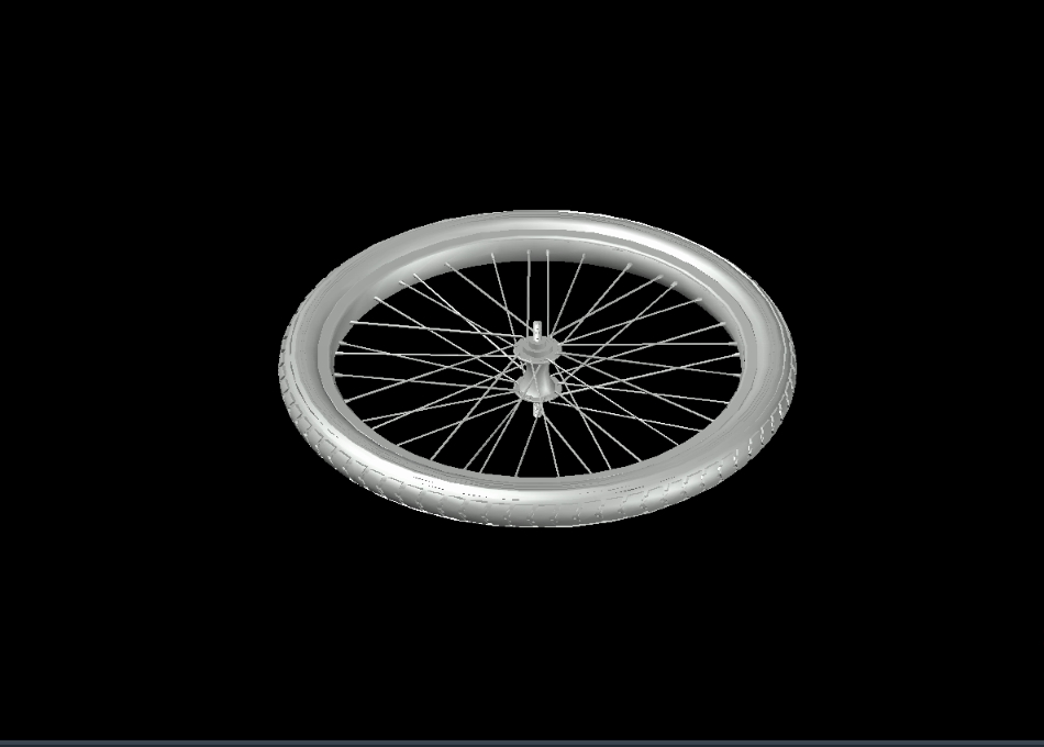 3d bike wheel