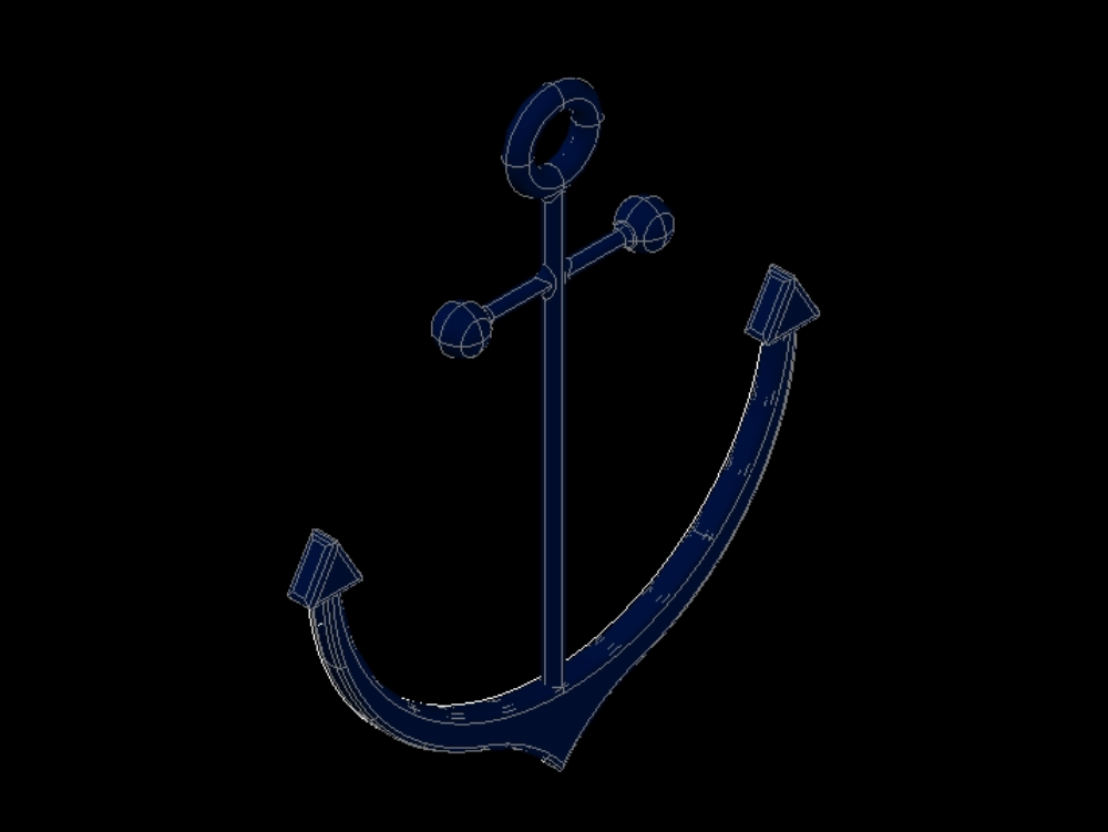 Anchor in 3d.