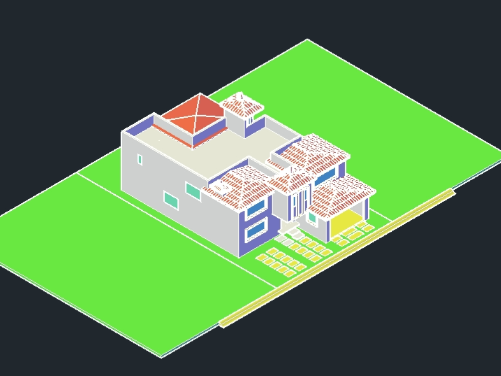 3D-Wohnhäuser