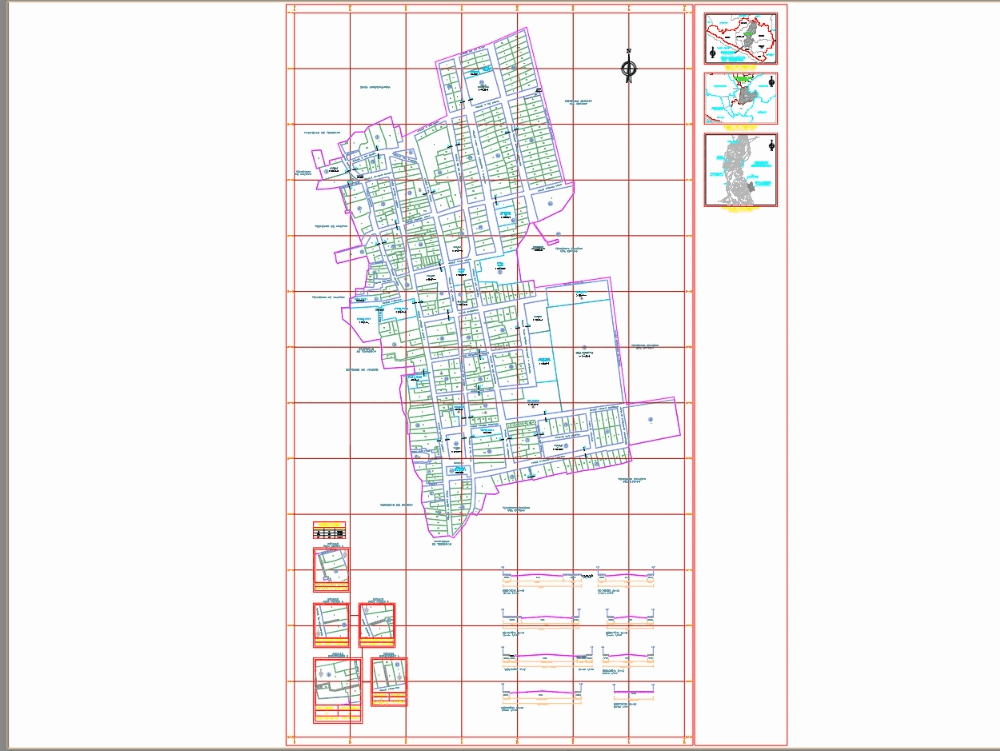 Huancarqui plane - peru in AutoCAD | Download CAD free (2.54 MB ...