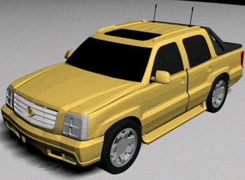 Automovil Cadillac 3D Escalade