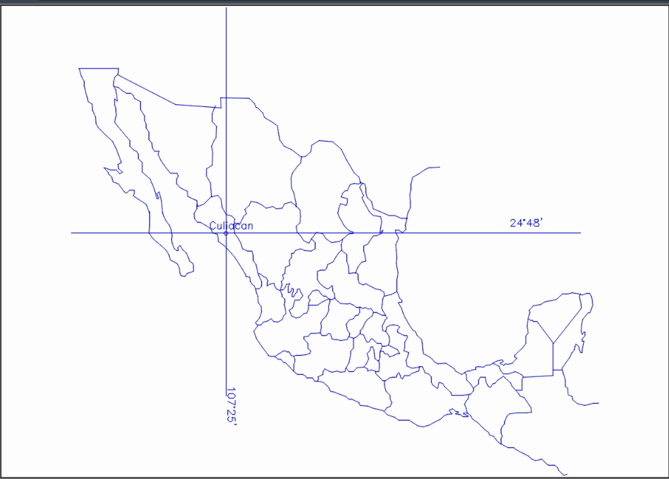 Mexico with political division