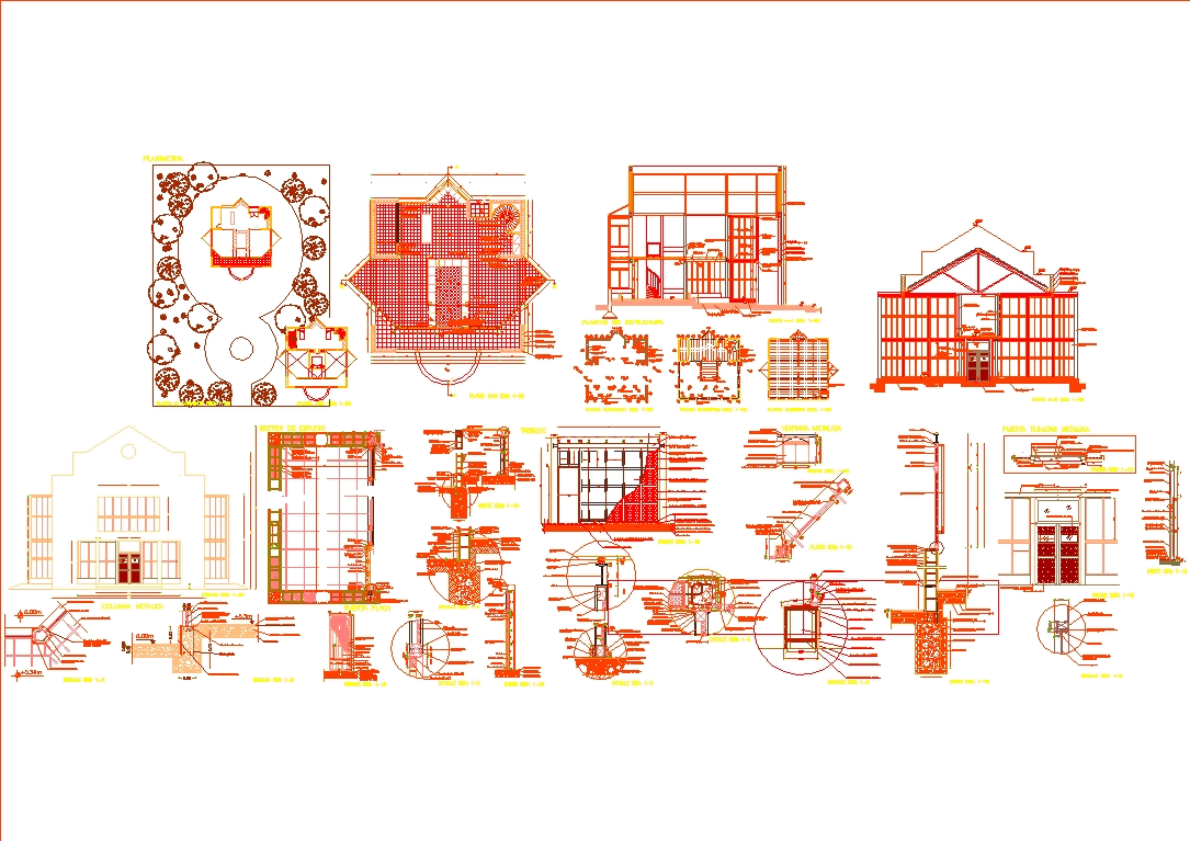 Detalles Constructivo Vivienda En Autocad Cad 163 Mb Bibliocad 4105