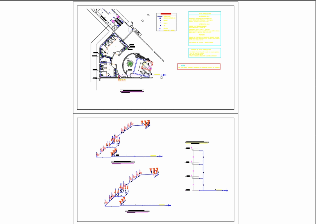 Bloques hidrosanitarios autocad