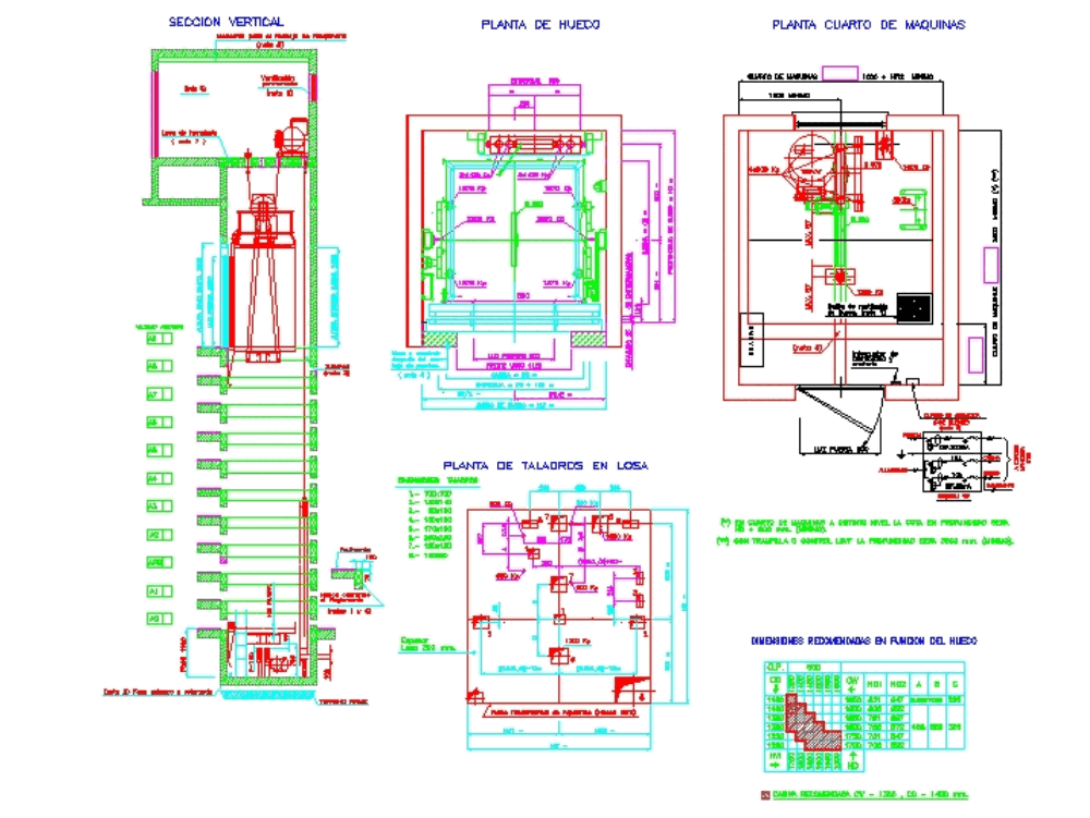 Elevador En Autocad Descargar Cad 207 66 Kb Bibliocad