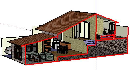 Casa terreno irregular en 3DS | Descargar CAD ( KB) | Bibliocad
