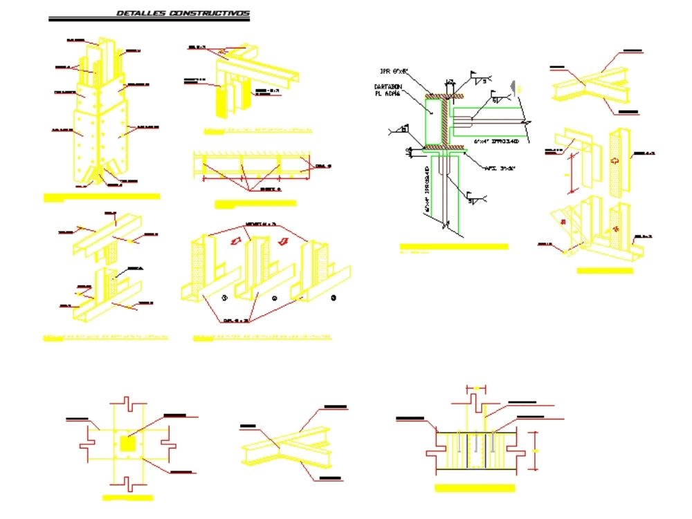 Steel framing details stud in AutoCAD CAD 90 09 KB 