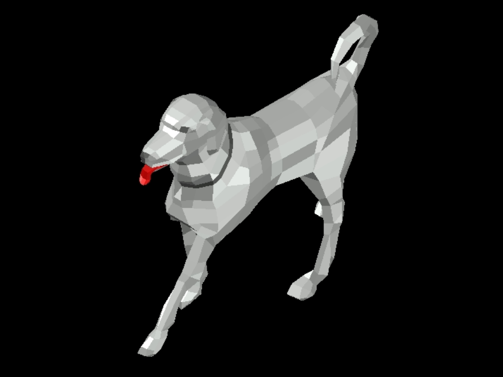 Folleto Londres Nido Perro 3d en AutoCAD | Descargar CAD gratis (98.61 KB) | Bibliocad