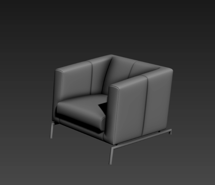 3d Armchair