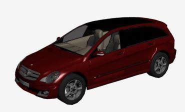 Voiture Mercedes 3D - Classe R