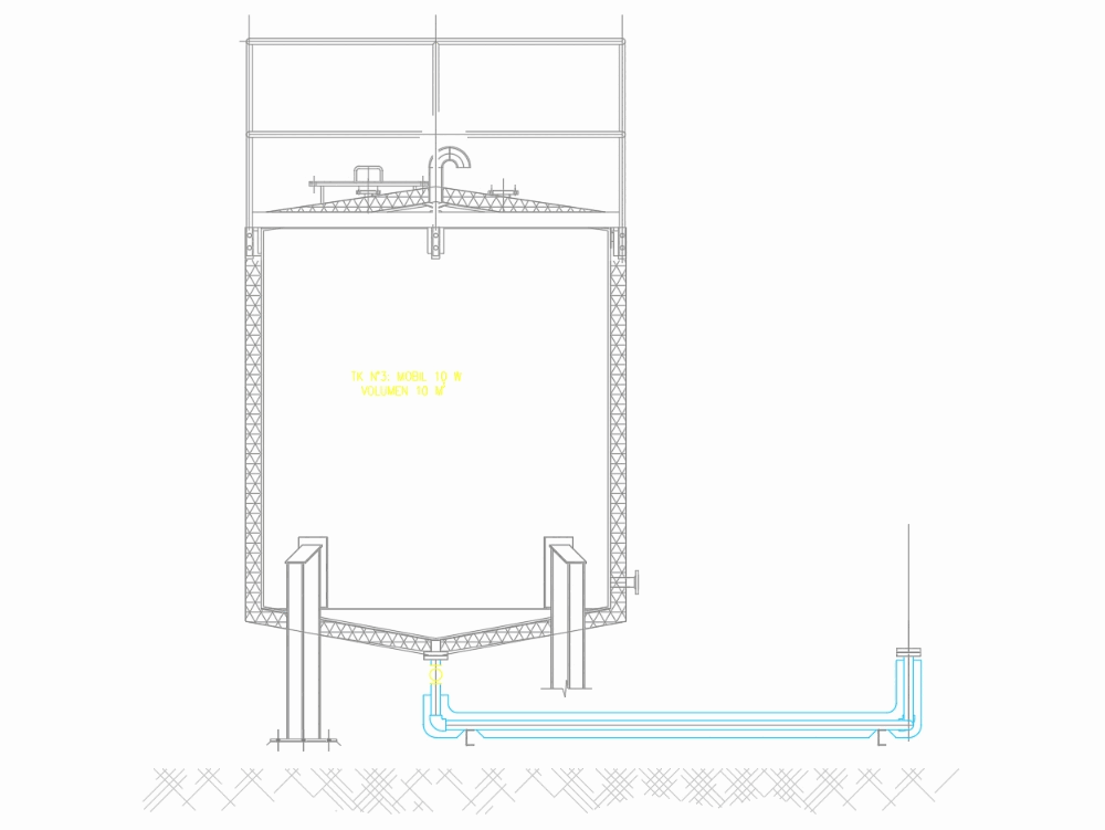Cistern 10m3 - Section