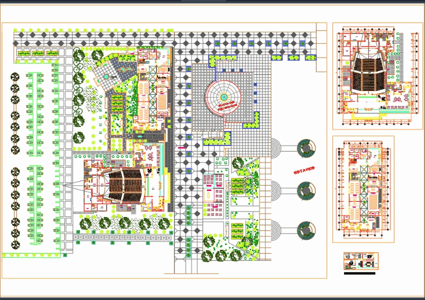 Concert hall in AutoCAD Download CAD free 3 37 MB 