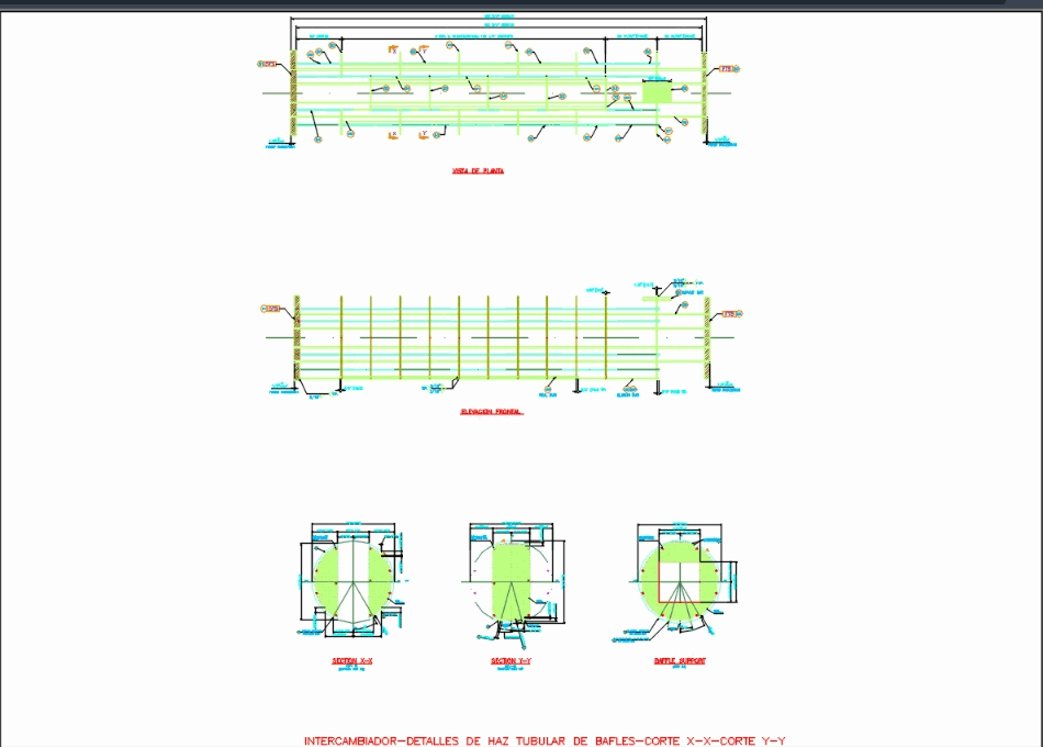 Heat exchanger in AutoCAD CAD download 218.24 KB 