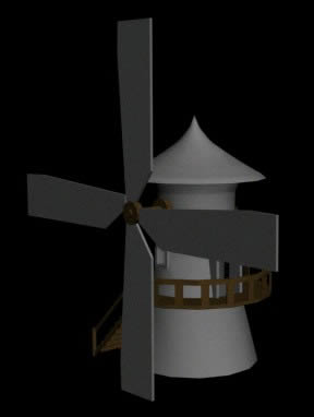 Molino de viento  3d