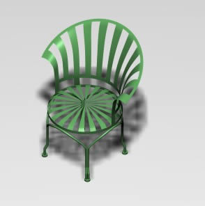 3d Garden Chair