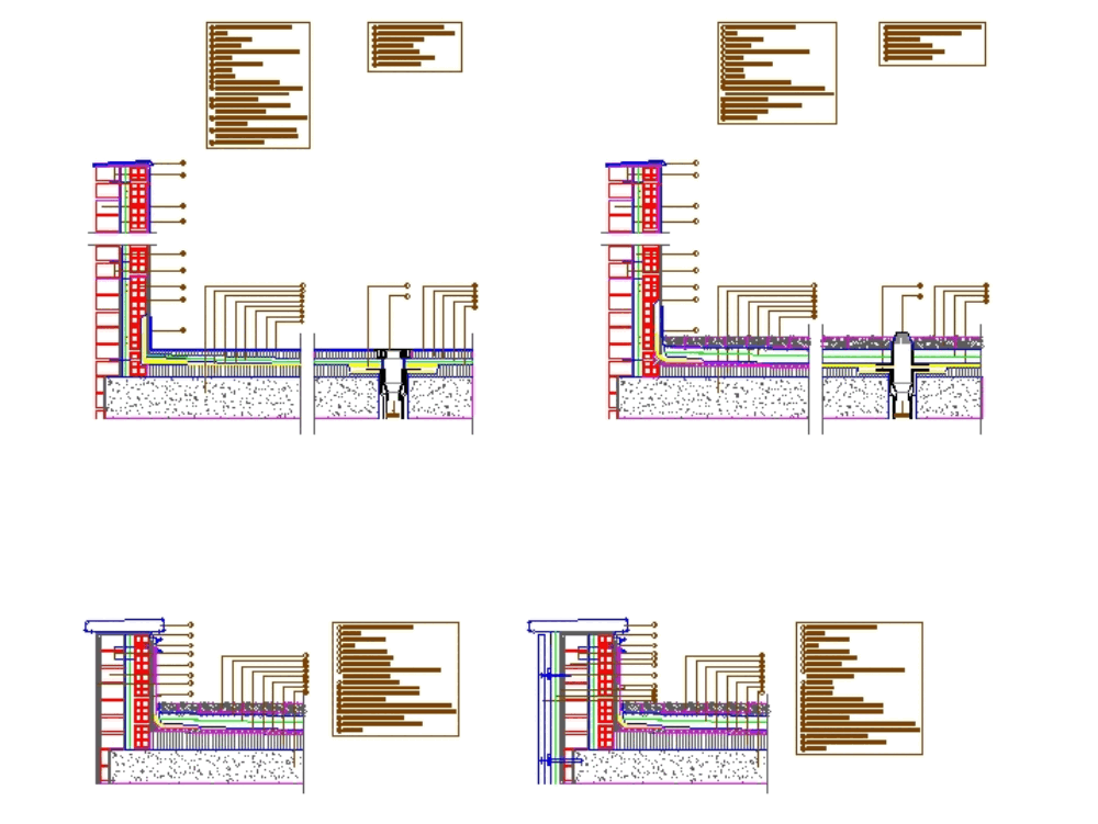 Solid flat slab details in AutoCAD | CAD download (140.88 KB) | Bibliocad