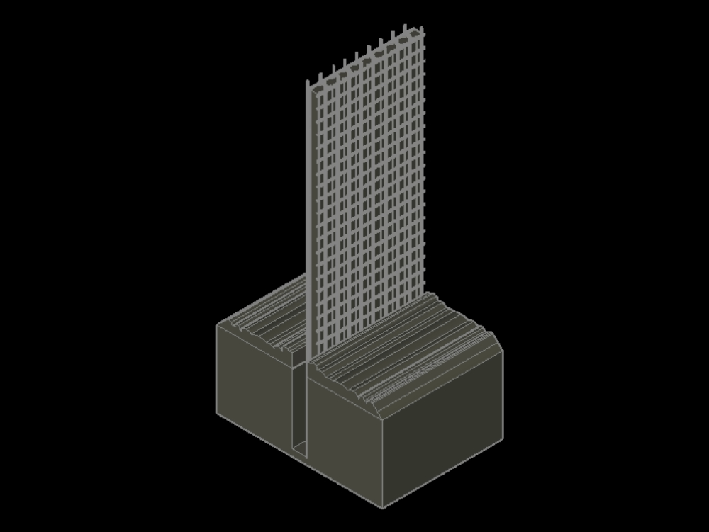 Structural isotex panels in 3d.