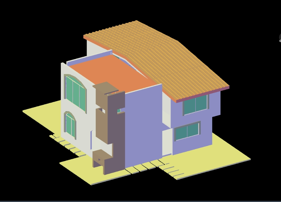 3D-Zimmer-Haus