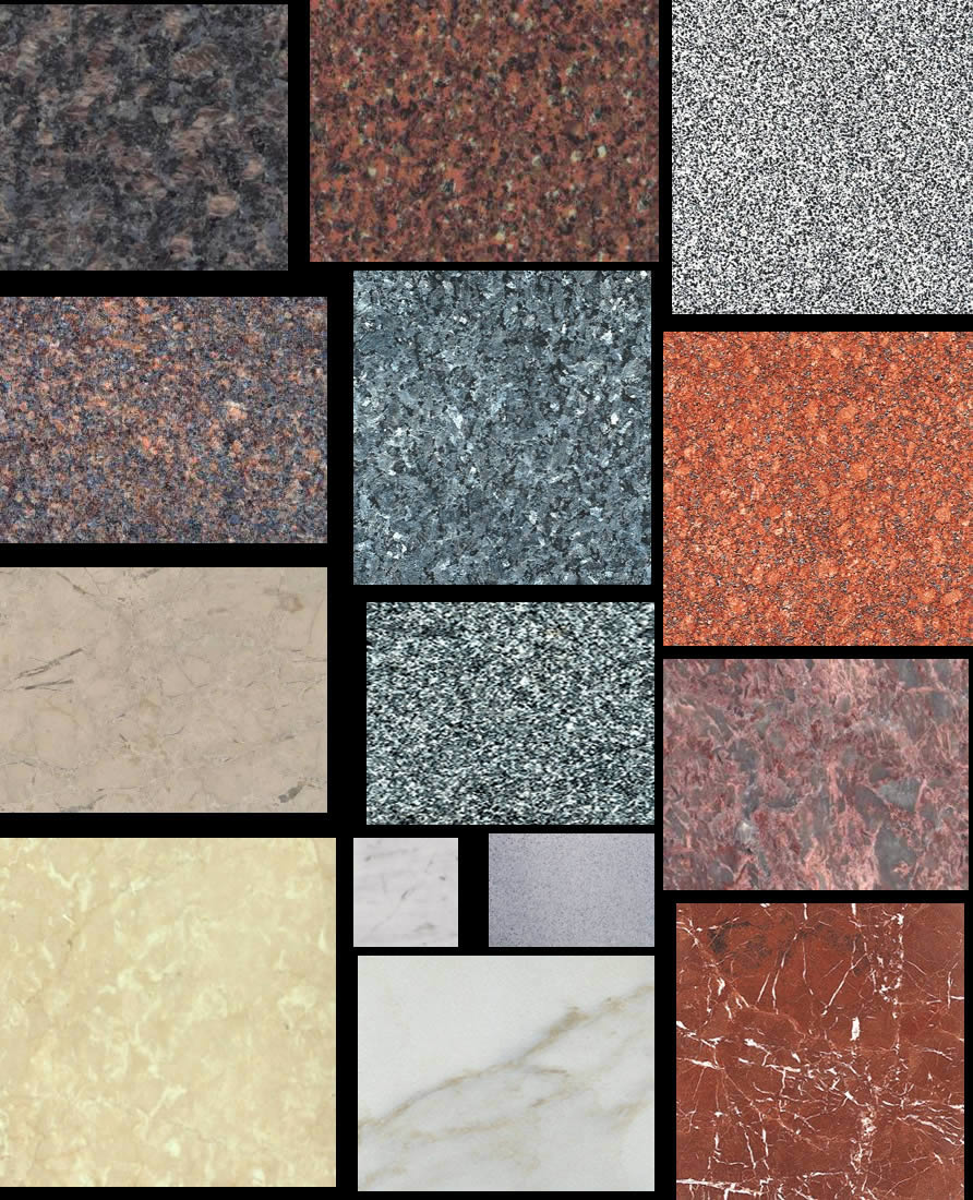 Stein - Granit - Marmor - Texturen