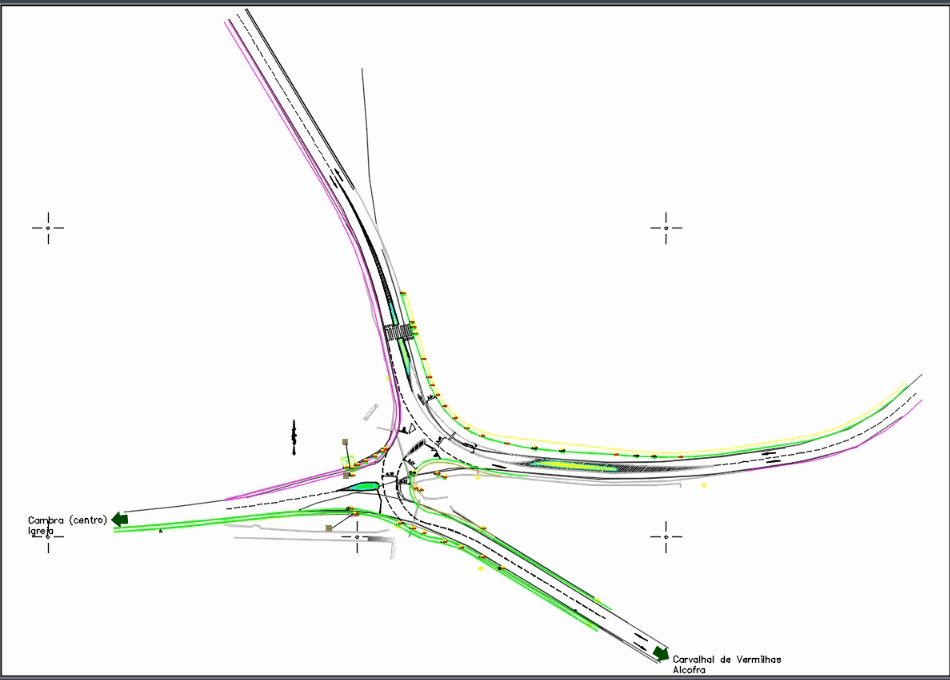 Построение плана трассы в автокаде