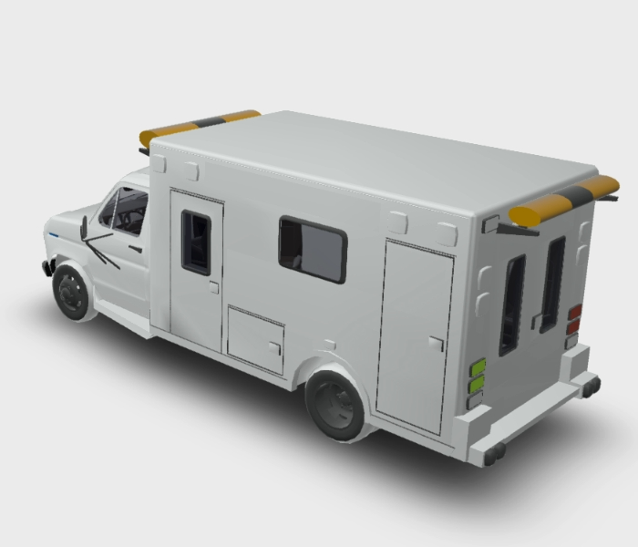 3D-Pickup - Krankenwagen
