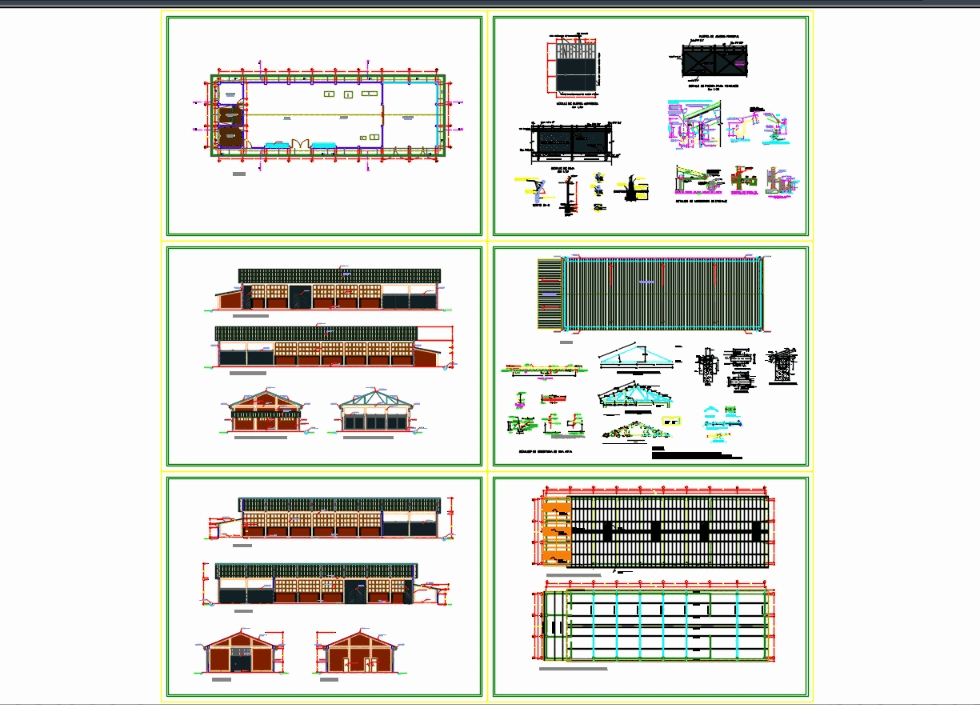 Car workshop in AutoCAD | CAD download (549.96 KB) | Bibliocad