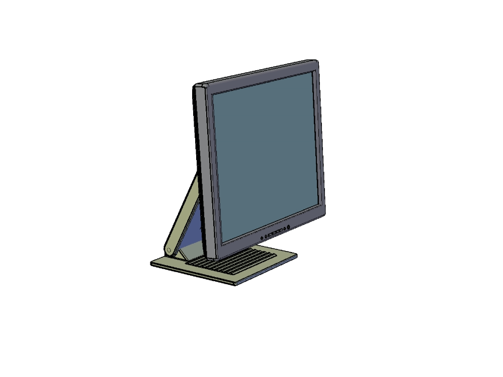 Monitor LCD 3D