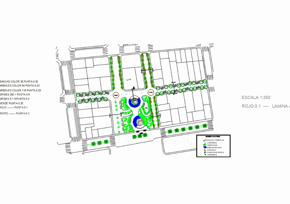 Proyecto Parque En Autocad Descargar Cad 1 83 Mb Bibliocad