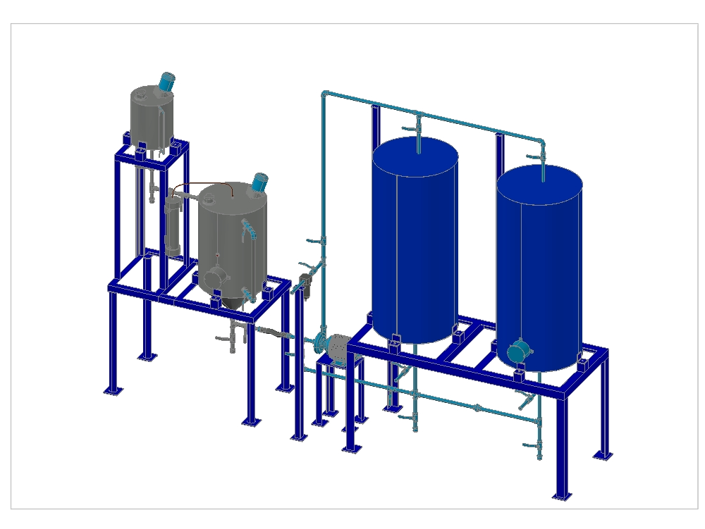 3d small scale biodiesel reactor