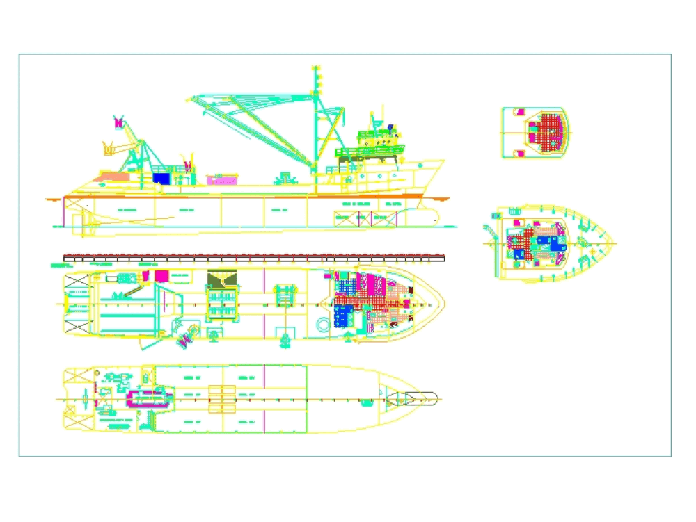 boat in autocad cad download 444.3 kb bibliocad