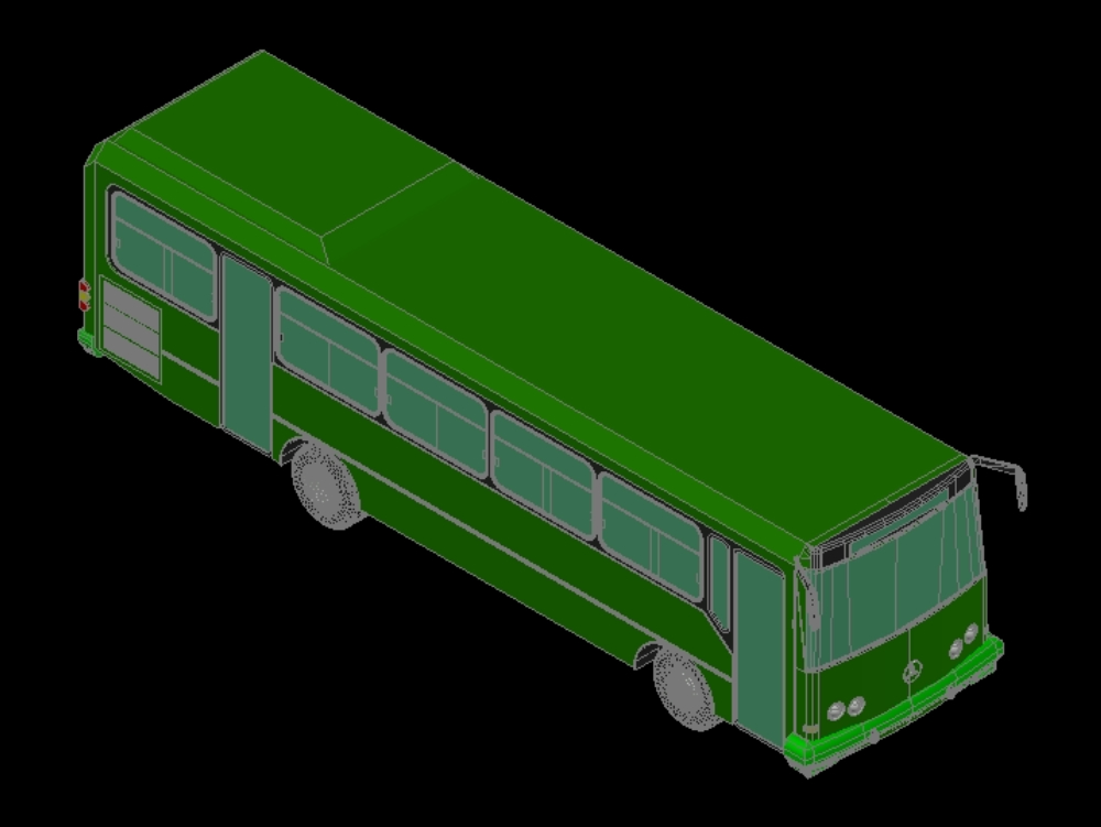 Autobus 3d en AutoCAD | Descargar CAD gratis ( MB) | Bibliocad