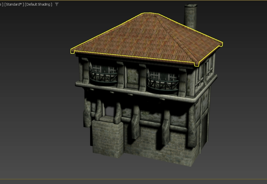 Medieval house 3d