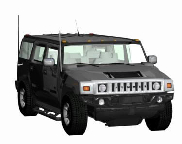 Camioneta - Hummer 3d