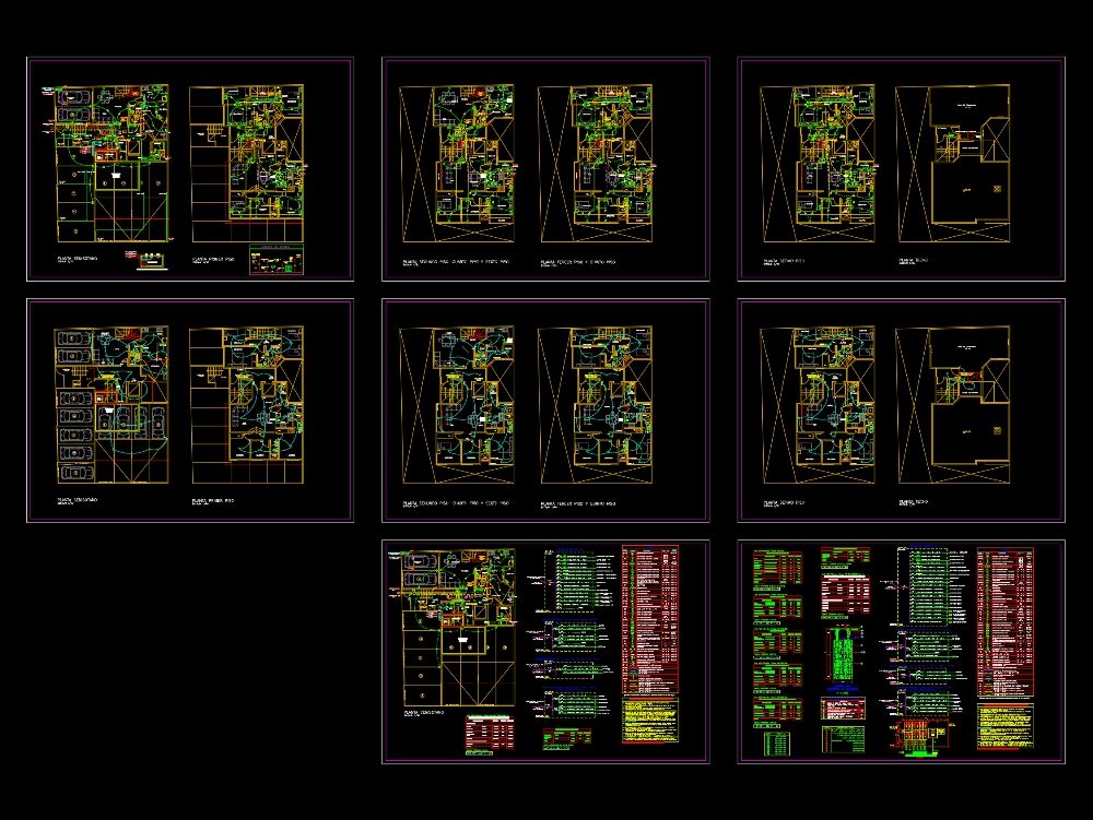 Immeuble Multifamilial Dans Autocad Téléchargement Cad 253 Mb Bibliocad 7767