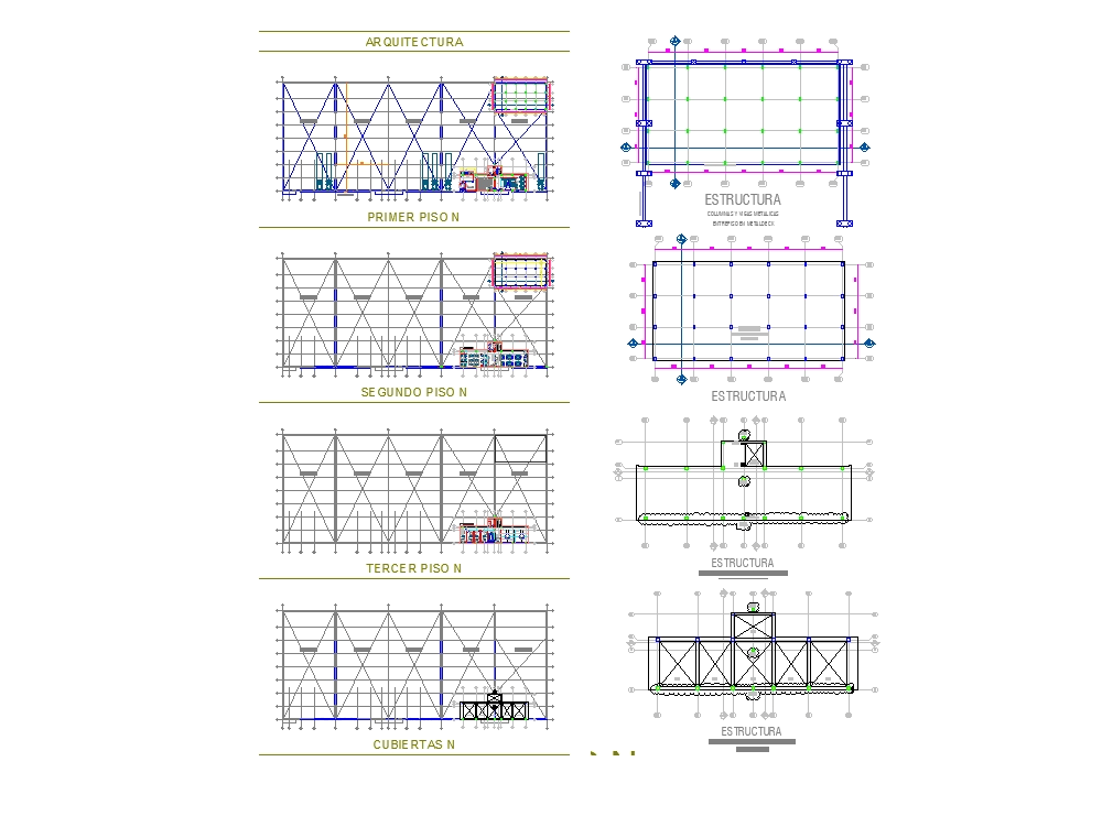 Diseño bodegas en AutoCAD | Descargar CAD (578.58 KB) | Bibliocad